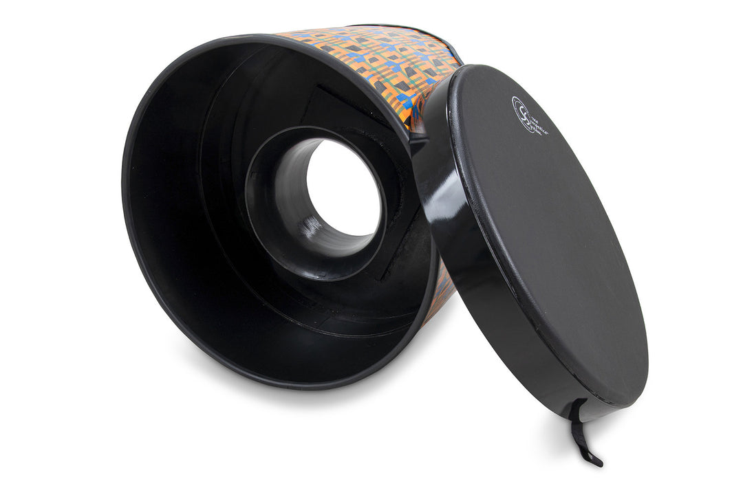 Toca Tamburo da riunione Freestyle II - Kente Cloth (TSSGD-18KT-SLP)