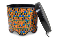 Toca Tamburo da riunione Freestyle II - Kente Cloth (TSSGD-18KT-SLP)