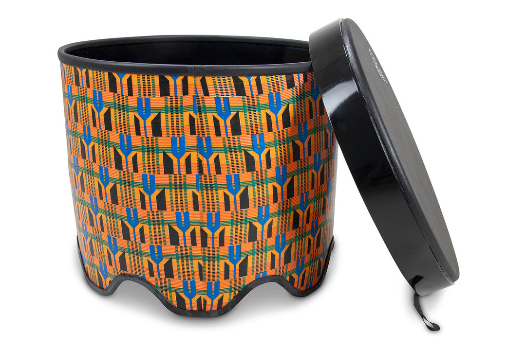 Toca Tamburo da riunione Freestyle II - Kente Cloth (TSSGD-18KT-SLP)