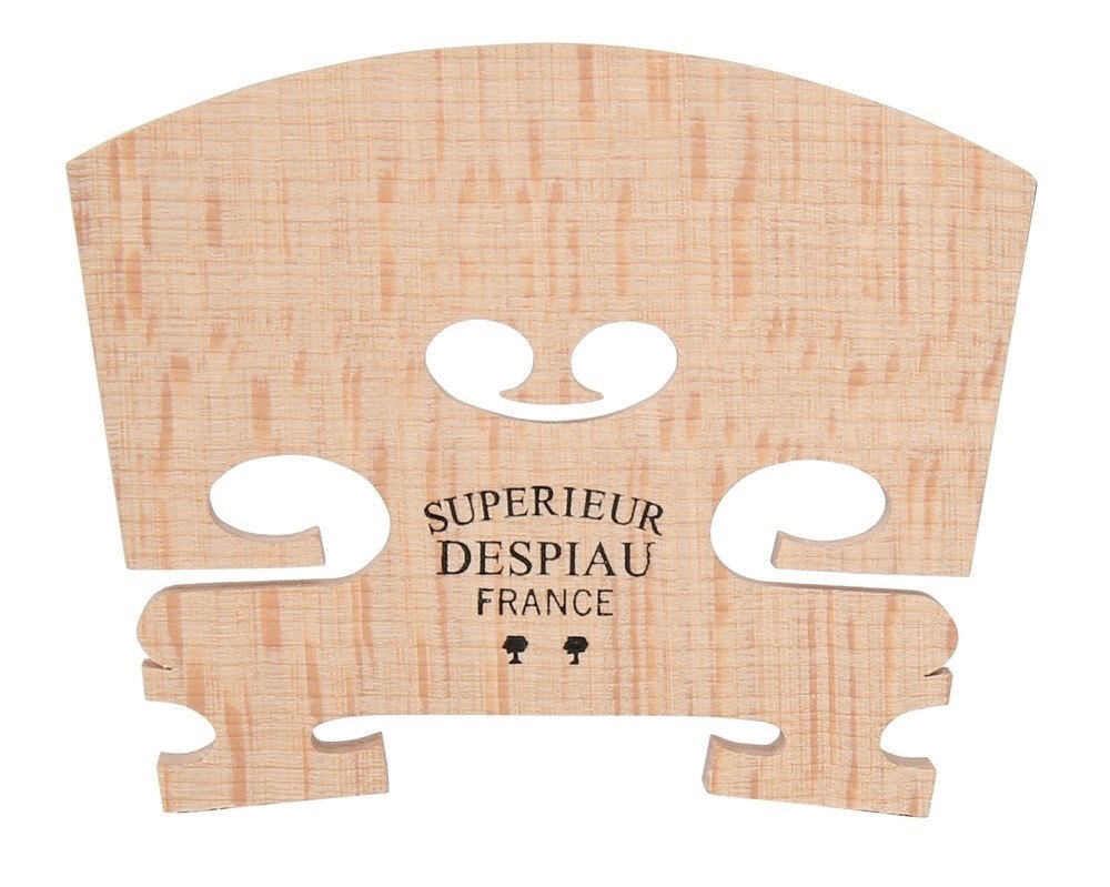 Despiau mentoniera per violino modello 10, 4/4, larghezza piede 41 mm, cuore basso