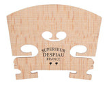 Despiau mentoniera per violino modello 10, 4/4, larghezza piede 41 mm, cuore basso