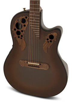 Adamas E-Acoustic Chitarre 2087GT Deep Contour Cutaway - Reverse Brown Burst (2087GT-9W-G)