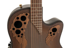 Adamas E-Acoustic Chitarre 2087GT Deep Contour Cutaway - Reverse Brown Burst (2087GT-9W-G)