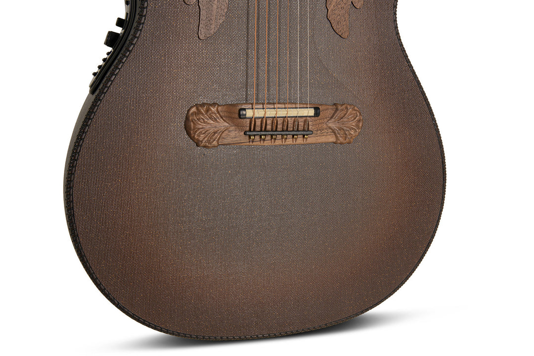 Adamas E-Acoustic Guitar 2087GT Deep Contour Cutaway - Reverse Brown Burst (2087GT-9W-G)