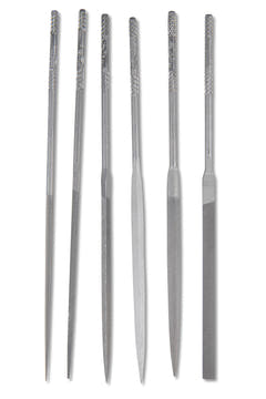 F.Dick set di lime ad ago con 6 lime, 140 mm, taglio 2, in custodia