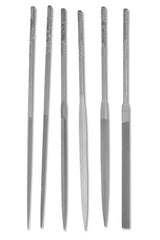 F.Dick set di lime ad ago con 6 lime, 140 mm, taglio 2, in custodia