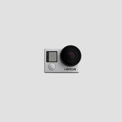 PolarPro Hero4/3+/3 Glass Filters Naked Line/Neutral Density Drone