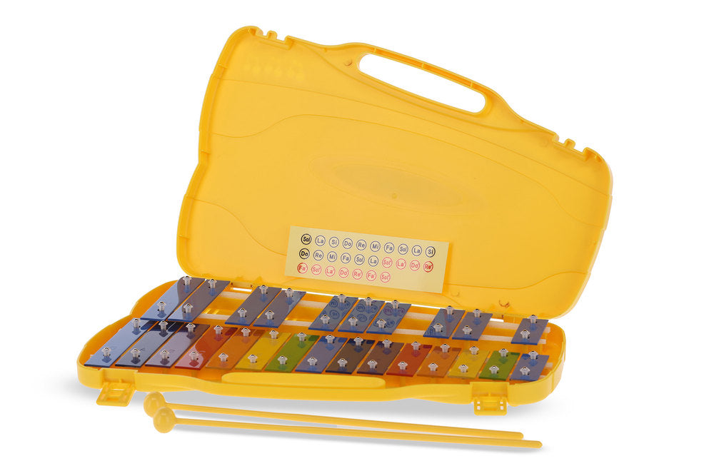 GEWA glockenspiel, cromatico da G5 a G7, tasti colorati
