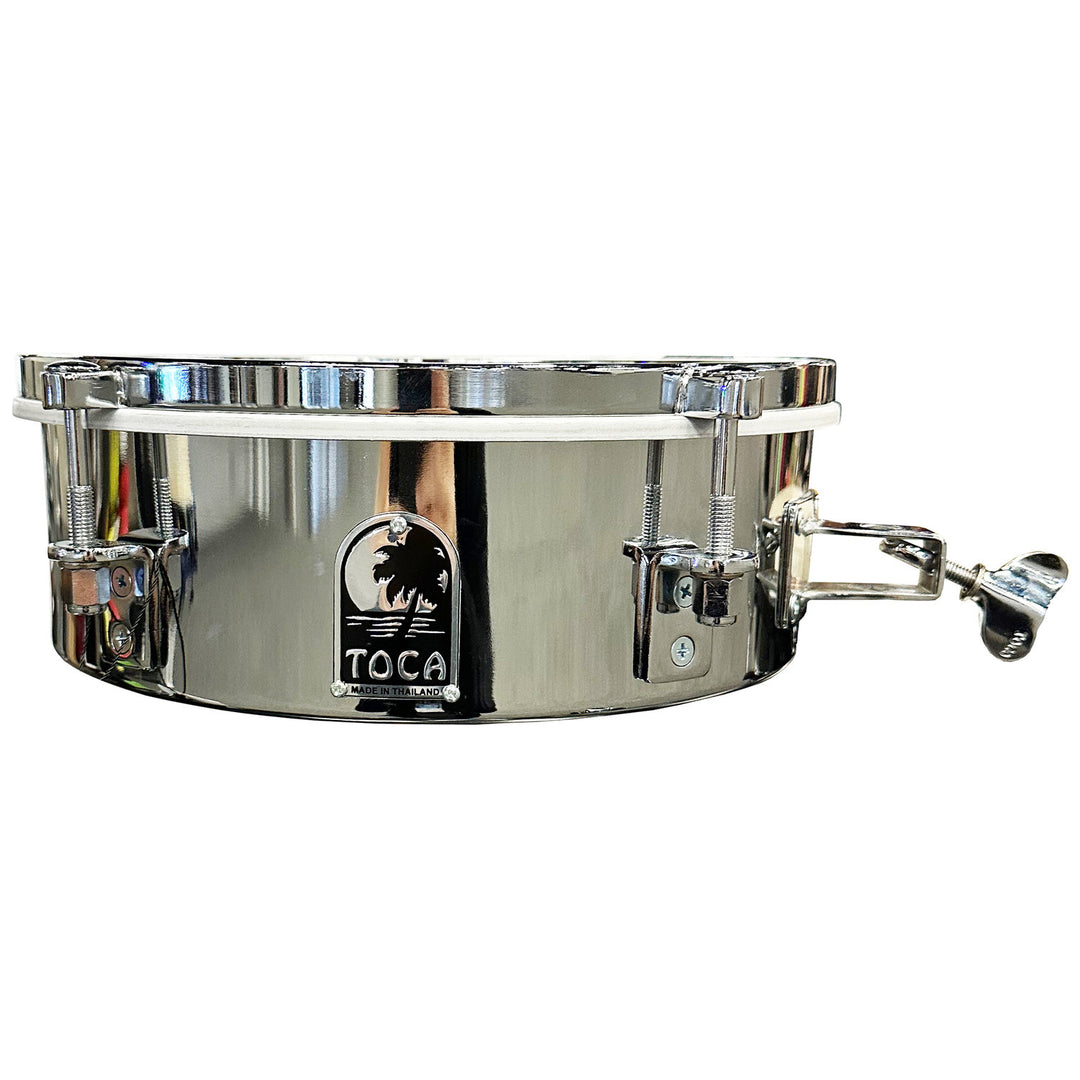 Toca Accessori per batteria Timbales - 12" x 4" in acciaio inox (T-412-SS)