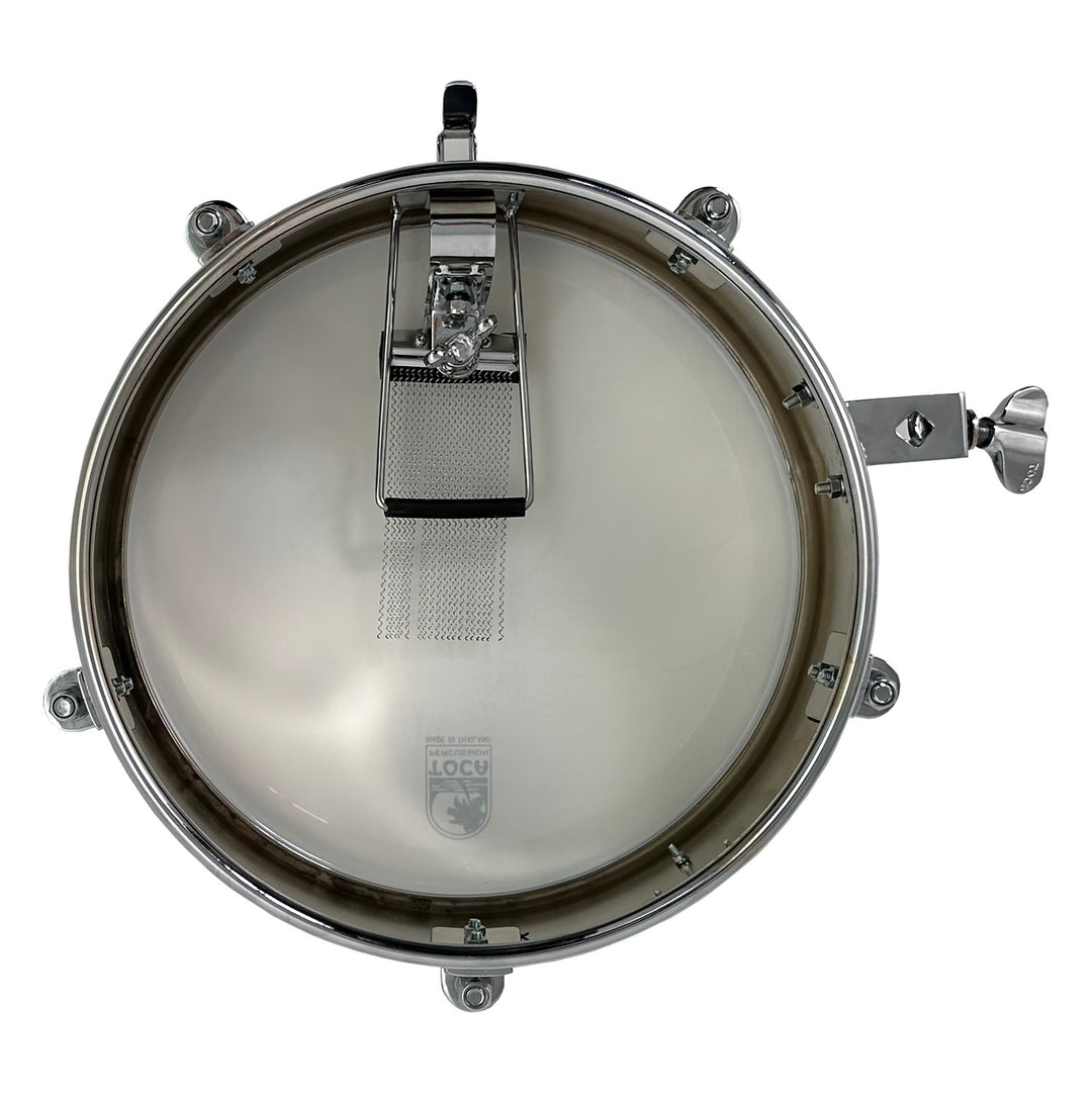 Toca Accessori per batteria Timbales - 12" x 4" in acciaio inox (T-412-SS)
