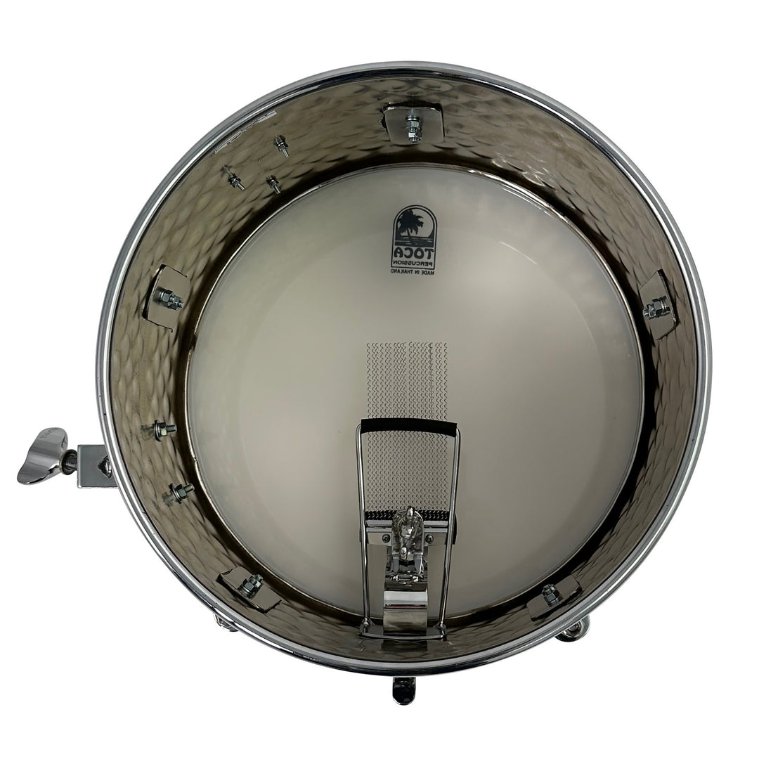 Toca accessori per drumset Timbales - 12" x 7" lavorato a mano con martello (T-712-HH)