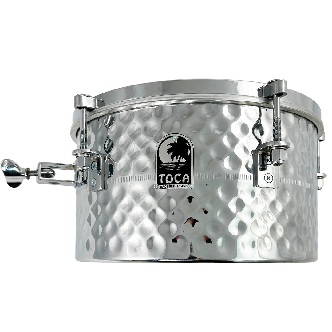 Toca accessori per drumset Timbales - 12" x 7" lavorato a mano con martello (T-712-HH)
