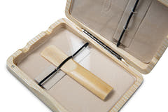 GEWA custodia per ance Saxophone Baritone 6 ance - vernice naturale