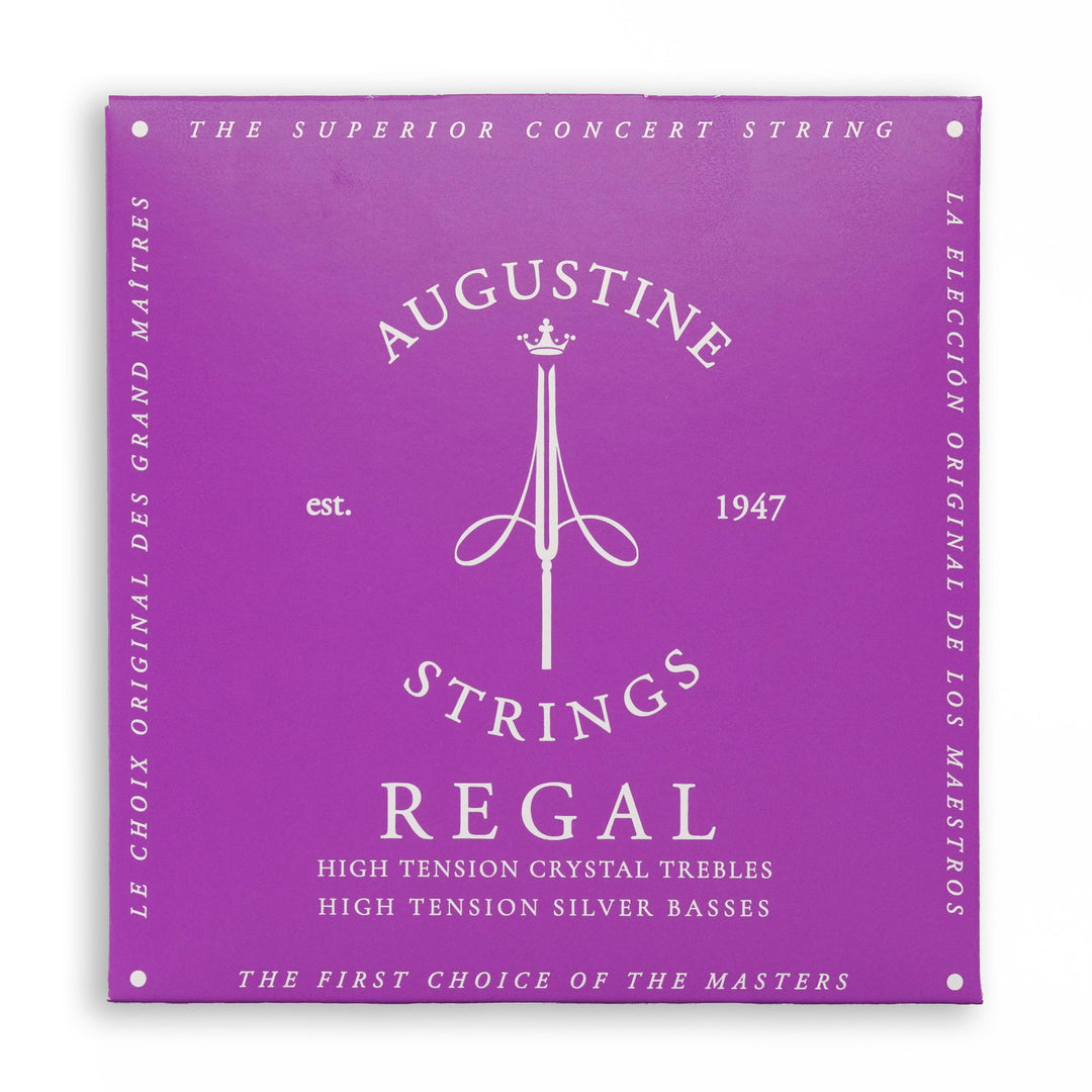 Augustine corde per Chitarre classica Regal Crystal Nylon high - set Regal Blue (high/high)