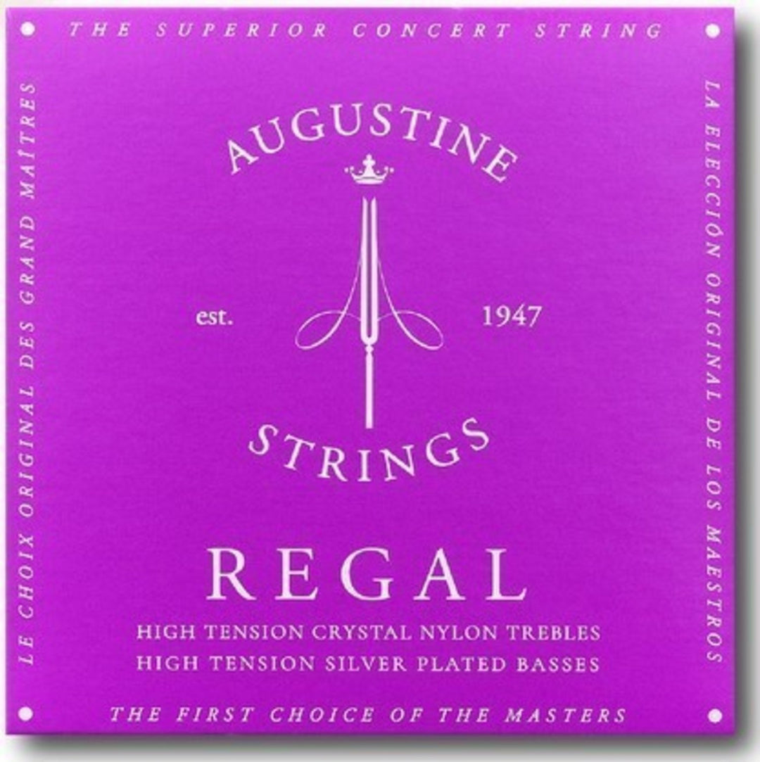 Augustine corde per Chitarre classica Regal Crystal Nylon high - set Regal Blue (high/high)