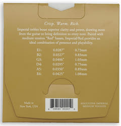 Corde Augustine per chitarra classica Imperial Crystal Nylon medium - Set Imperial Red (medium/medium)