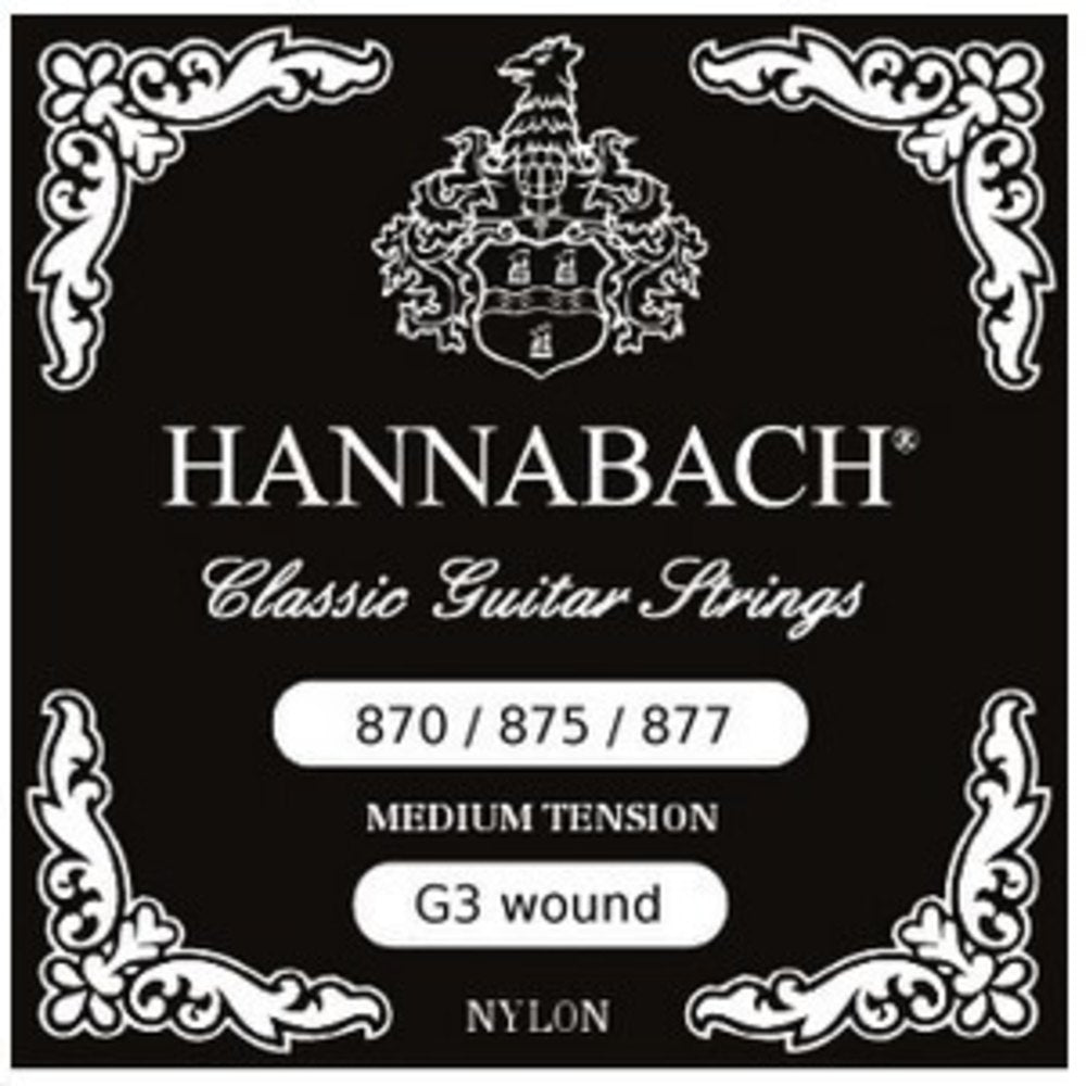 Corda Hannabach 875MT G3 con avvolgimento in cromo per chitarra classica, medium tension