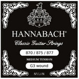 Corda Hannabach 875MT G3 con avvolgimento in cromo per chitarra classica, medium tension