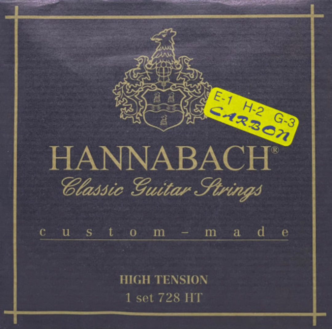 Hannabach Strings per chitarre classiche Series 728 Custom Made Carbon - Set con cantini in carbonio (728HTC)