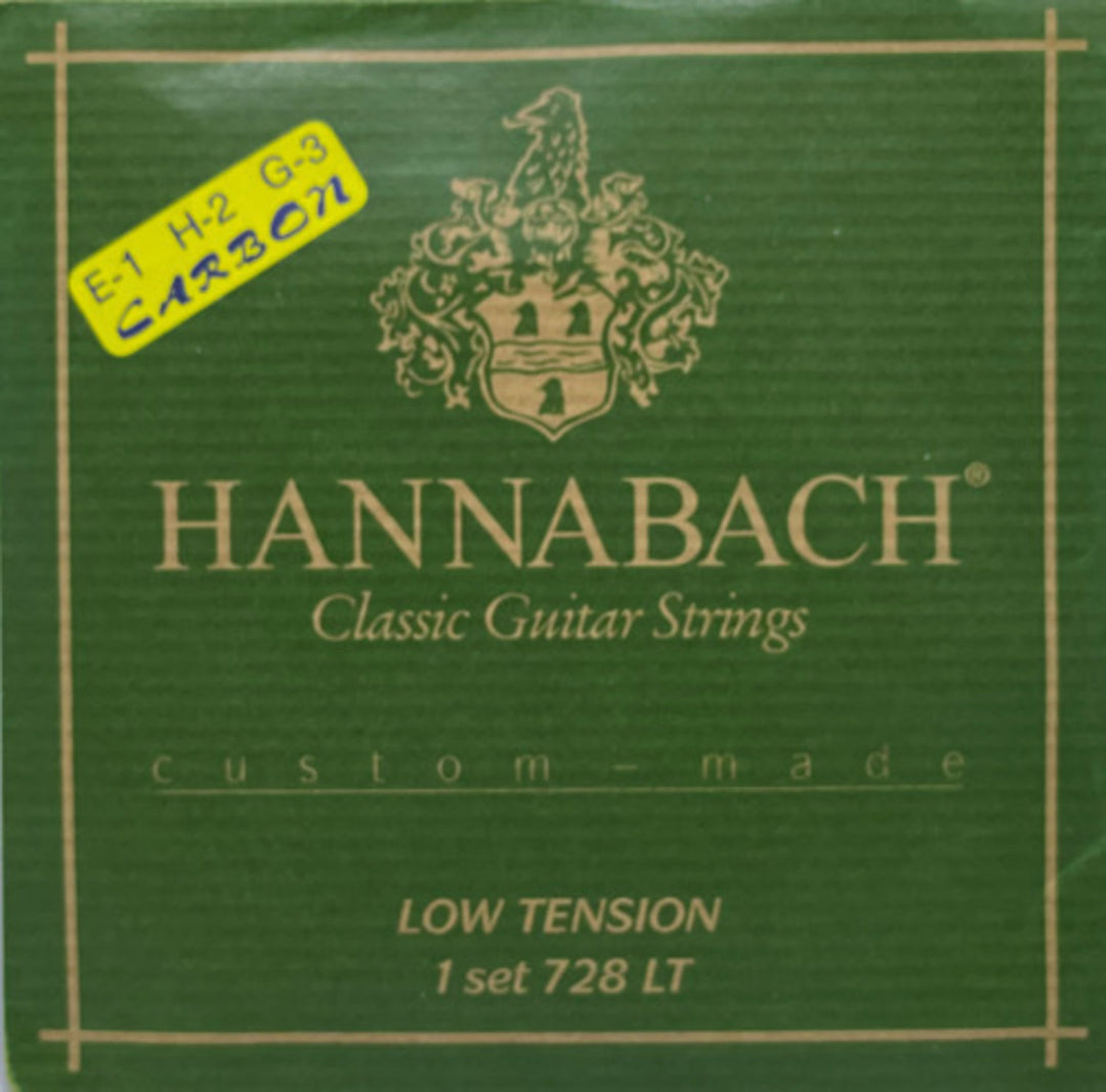 Hannabach 728LTC Custom Made set con corde cantino in carbonio, low tension