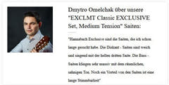 Hannabach Strings for classic chitarre Serie 1869 Carbon/Gold HT - Set (1869HT)