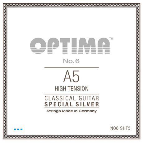 Optima No. 6 A5 corda per chitarra classica, argentata, high tension