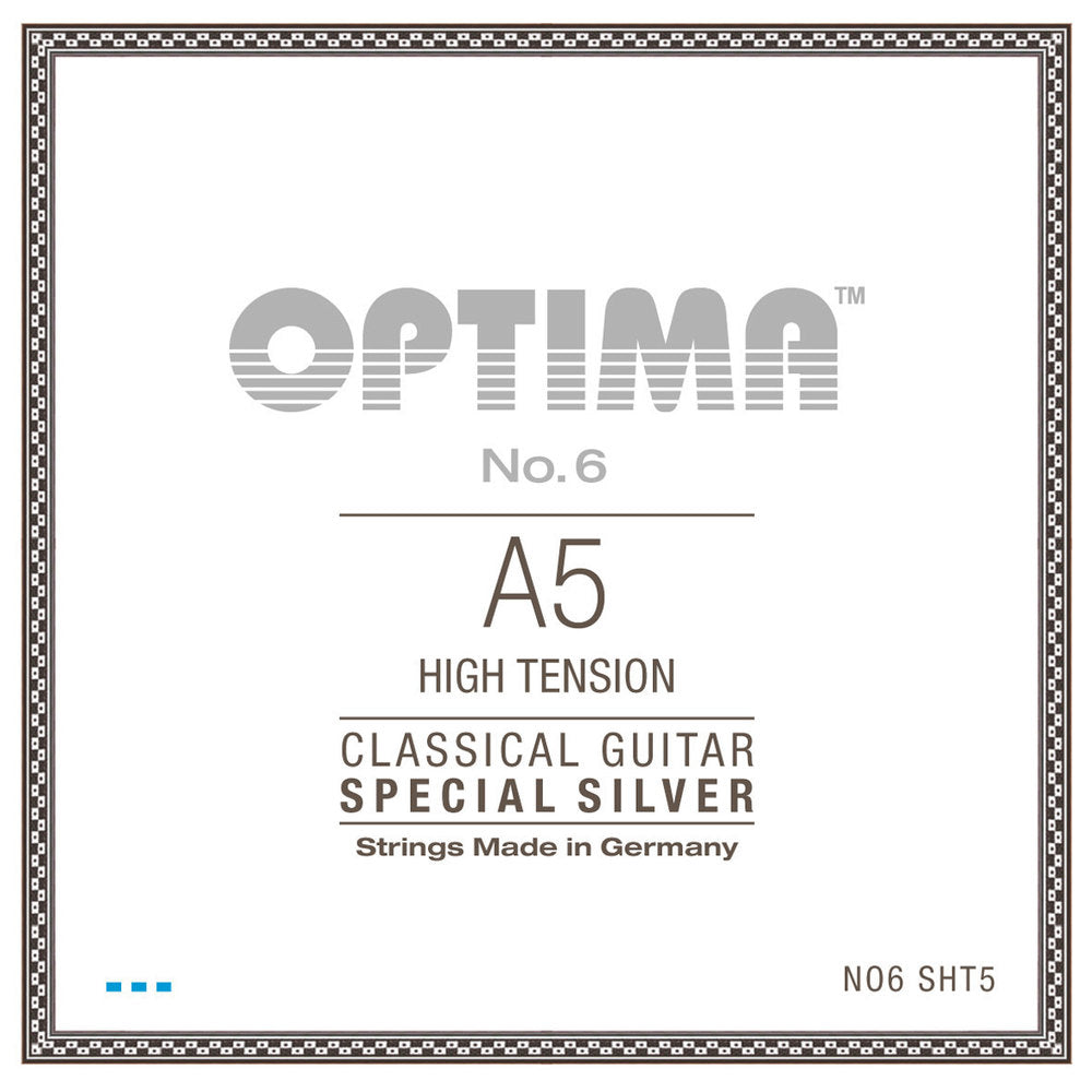 Optima No. 6 A5 corda per chitarra classica, argentata, high tension