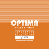 Optima 2703 corda G .022 per banjo a 4 corde, ad anello