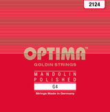 Optima 2124 corda G per mandolino .036w, Goldin Flatwound (coppia)