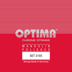 Corde Optima per mandolino cromate lucide - set (2105)