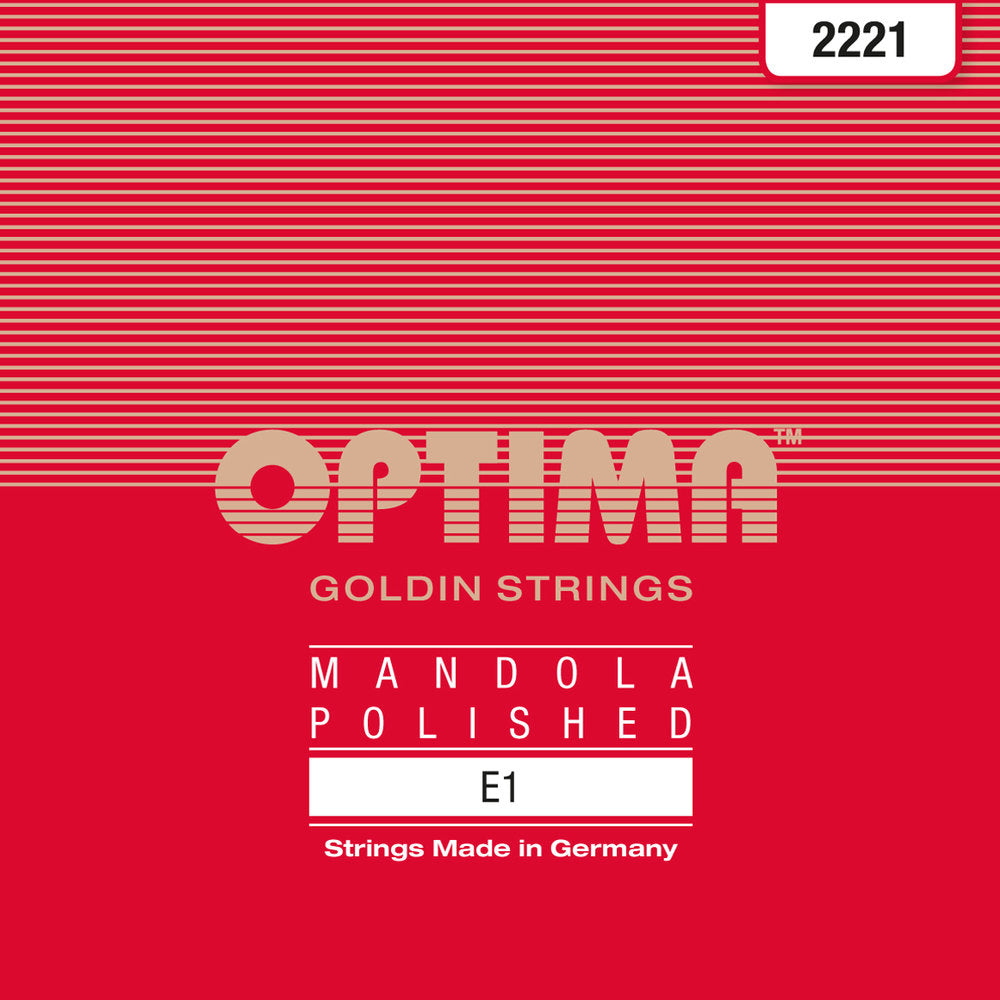 Optima 2221 corda per viola E .019w, Goldin tombak (coppia)