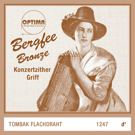 Optima Bergfee 1247 corda da pressione re´ per cetra, München, Normal