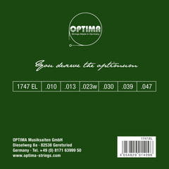 Corde Optima per Chitarre acustiche, corde dorate - Set (1747EL)