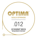 Optima Gold E1 .012 corda per chitarra western, GPS012