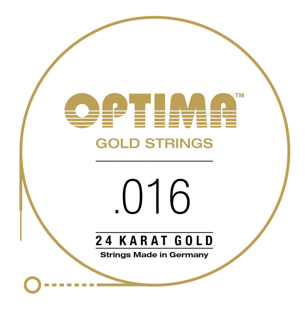 Optima Gold H/B2 .016 corda per chitarra western, GPS016