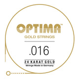 Optima Gold H/B2 .016 corda per chitarra western, GPS016