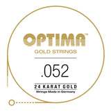 Optima Gold E6 .052w corda per chitarra western, GA052