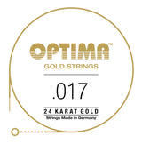 Optima Gold Maxiflex G3 .017 corda per chitarre elettriche, GPS017
