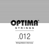 Corda per chitarre western Optima Bronze E1 .012, PS012