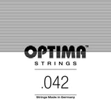 Optima Bronze A5 .042w corda per chitarra western, BA042