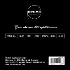 Optima corde per chitarre elettrica Chrome round wound - set (4028EL)