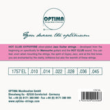 Corde Optima per chitarra acustica Hot Club Gypsyfire silver plated - set con estremità ad asola (1757EL)