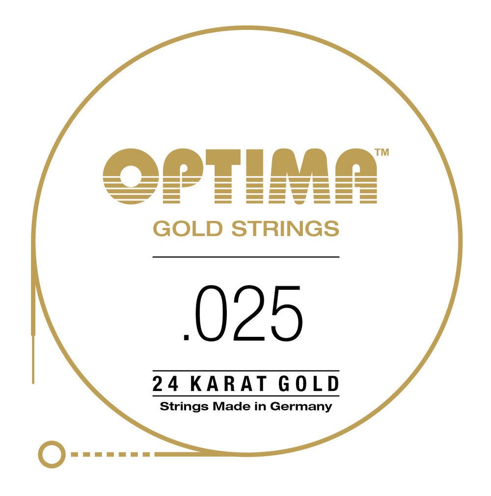 Corda per chitarra elettrica Optima Gold D4 .025w, GE025