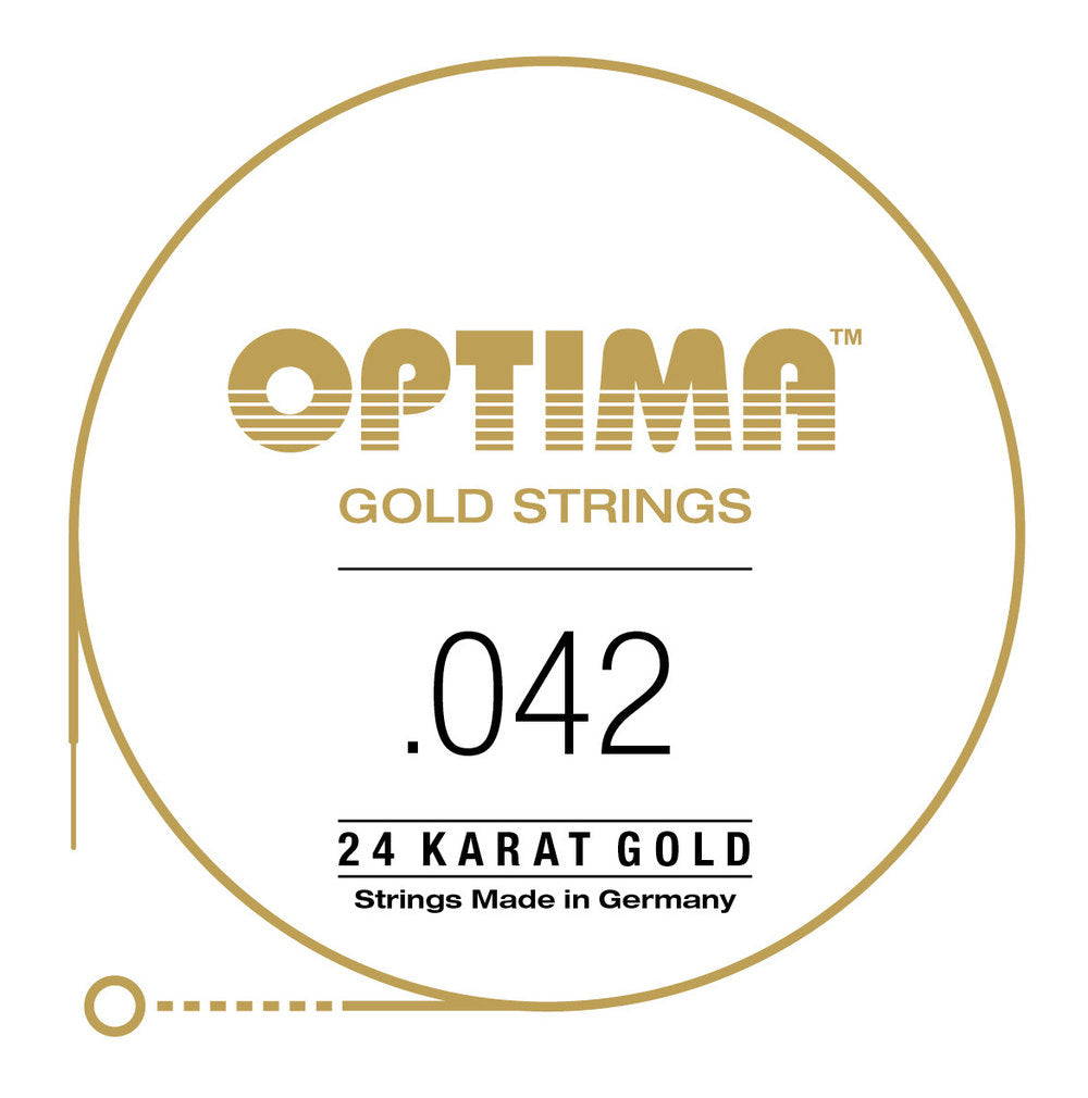 Corda per chitarre elettriche Optima Gold E6 .042w, GE042