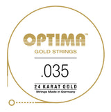 Corda per chitarre elettriche Optima Gold A5 .035w, GE035