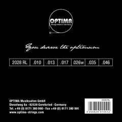 Optima corde per chitarre elettriche Gold round wound - set (2028 RL)
