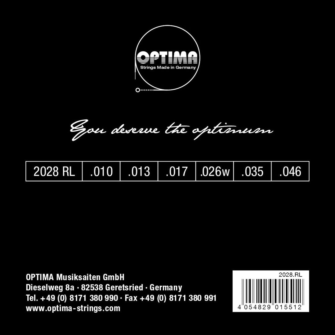 Optima corde per chitarre elettriche Gold round wound - set (2028 RL)