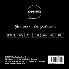 Corde Optima Strings for E-guitar Gold strings round wound - Set (2028 CL)