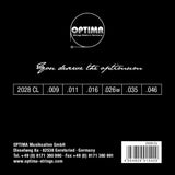 Corde Optima Strings for E-guitar Gold strings round wound - Set (2028 CL)