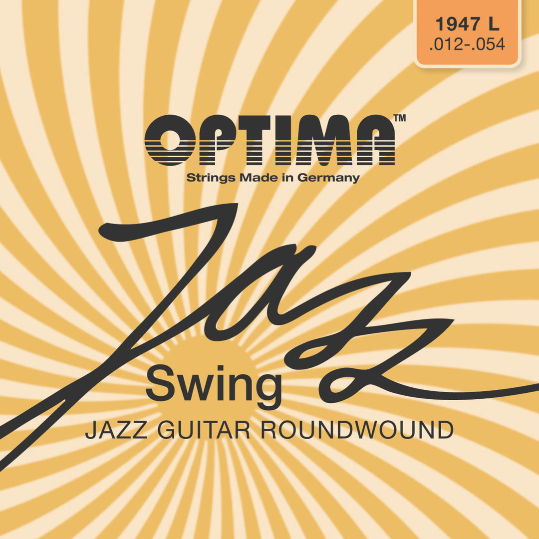 Corde Optima per chitarre E-guitar Jazz Swing Chrome Round Wound - Set (1947L)